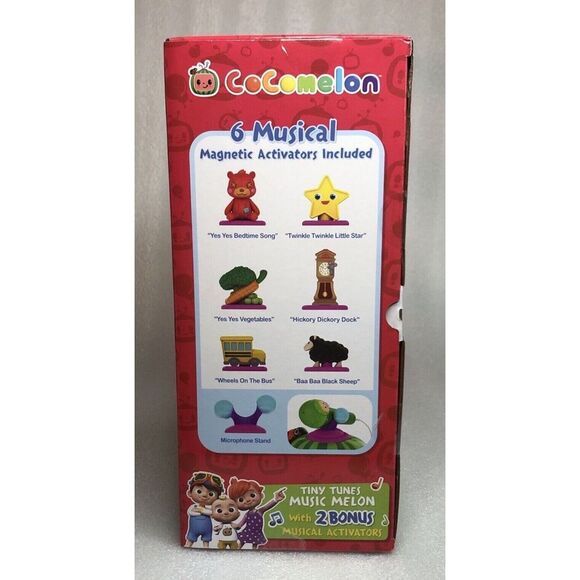 CoComelon Tiny Tunes Music Melon Toy with 6 Musical Activators & Microphone NEW - Picture 11 of 16